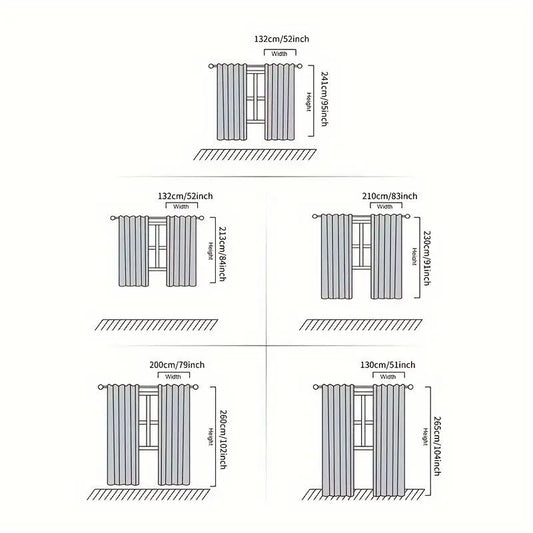 Blackout Sunscreen Curtain, Heavy Curtain, Polyester Curtain, 2 Counts/set Thickened Double Layer Embroidered Curtain and Window Screen Integrated, Home Decor for Bedroom Living Room, Home Decoration Curtain